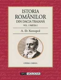 coperta carte volumul i (partea i si ii) de a. d. xenopol